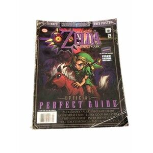 Zelda: Majora's Mask Official Perfect Guide Versus BLOCKBUSTER No Poster